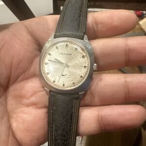 VINTAGE 1969 BULOVA Sea King 34mm Rare Mens Watch Automatic Watch Need Servicing